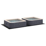 Pool Ground Sheet Black 820 x 420 x 0.1 cm Non-woven Fabric 42009127