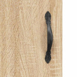 Highboard Sonoma Oak 69.5x34x180 cm Engineered Wood 3189952
