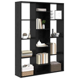 Room Divider Black Oak 100 x 24 x 140 cm Engineered Wood 875012