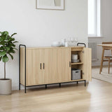 Sideboard Sonoma Oak 135 x 33 x 81 cm Engineered Wood 3434078