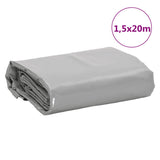 Tarpaulin Grey 1.5x20 m 650 g/m 156119