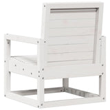 Garden Lounge Set White Solid Pine Wood Medium Modular 832553