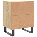 Bedside Cabinets 2 pcs Sonoma Oak 40x30x50 cm Engineered Wood 826851