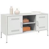 TV Cabinet White 100.5x39x50.5 cm Steel 842993