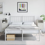 Bedside Cabinets 2 pcs White 36x39x78 cm Steel 846577
