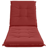 Sunlounger Cushion GEMERT 100% Polyester Wine Red 947397