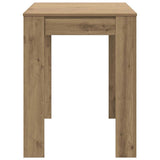 Dining Table Artisan Oak 120x60x76 cm Engineered Wood 855841
