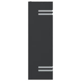 Outdoor Wall Lights 2pcs Black Stainless Steel 4006325