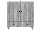 Sideboard Grey Sonoma 66 x 34.5 x 95 cm Engineered Wood 894211