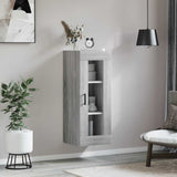 Wall Mounted Cabinet Grey Sonoma 34.5x34x90 cm 828922