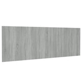Wall Headboard Grey Sonoma Engineered Wood Medium Wall Headboard 816980