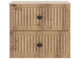 Wall-Mounted Bedside Cabinet Artisan Oak 33 x 34.5 x 40 cm 897973