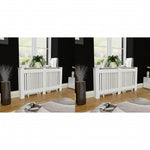 ZNTS Radiator Covers 2 pcs White MDF 152 cm 276004