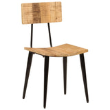 Dining Chairs 2 pcs 44x40x80 cm Solid Wood Mango 348161
