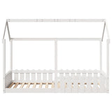 Kids' House Bed Frame without Mattress White 80x200 cm 850690