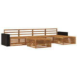 Outdoor Sofa Set 6 pcs Natural 79 x 79 x 37 cm 3383272