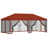 6 x 3 m Terracotta Polyester and Steel 190 3375997