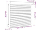 Roller Shutter Manual Anthracite 120 x 150 cm 42047071