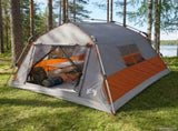 Instant Tent Water-resistant 3-Person Grey and Orange 42042268
