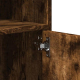 Rolling Cabinet Smoked Oak 60x48x81 cm Engineered Wood 853168
