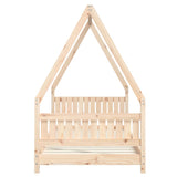 Kids Bed Frame 90x190 cm Solid Wood Pine 834507
