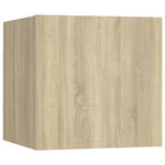 ZNTS 5 Piece TV Cabinet Sets Sonoma Oak Engineered Wood 3079011
