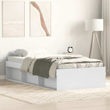 Bed Frame without Mattress White 90x200 cm 3203824