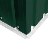 Garden Shed 257x298x178 cm Metal Green 143340