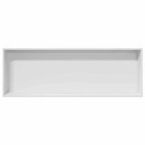 Shower Niche White 90 x 30 x 9.5 cm Stainless Steel 42012676