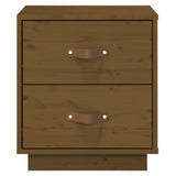 Bedside Cabinets 2 pcs Honey Brown 40x34x45 cm Solid Wood Pine 818332
