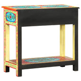286159 Hand Painted Console Table 80x35x75 cm Solid Mango Wood