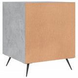 Bedside Cabinets 2 pcs Concrete Grey 40x40x50 cm Engineered Wood 827509