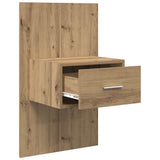 Bedside Cabinet with Drawer 2 pcs Artisan Oak 50 x 32.5 x 80cm 880478