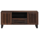 TV Cabinet Brown 100x34x46 cm Solid Wood Mango 377506