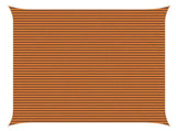 Sun Shade Sail Orange and Brown 6 x 6 m 100% Polyester Oxford 42030971