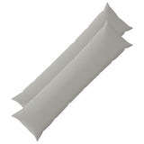 Cushion with Pillow HEERLEN 2 pcs Grey Polyester 926242