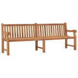 Garden Bench Teak Solid Teak Wood Extra Large Rectangular 316640