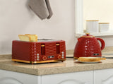 3000W 1.7L Rapid Boil Kettle & 4 Slice Toaster, Kettle and Toaster Set with 7 Browning Controls and T3398P329561