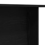 Dining Table Black oak 110 x 60 x 75 cm Engineered wood 863166