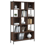 Bookcase Brown Oak 102x28x172 cm Engineered Wood 3213661