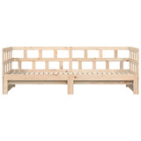 Daybed with Trundle without Mattress 80x200 cm Solid Wood 836207