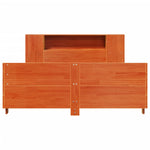 Bed Frame without Mattress Wax Brown 120x200 cm Solid Wood Pine 3323655