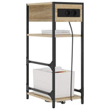 Bedside Cabinet Sonoma Oak 40 x 27 x 76 cm Engineered Wood 859571