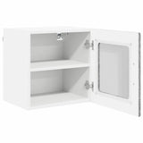 Wall Glass Cabinet PORTO Grey Sonoma 40 x 31 x 40 cm 885197