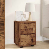 Bedside Tables 2 pcs Old Wood 30.5 x 30 x 43 cm Engineered Wood 888814
