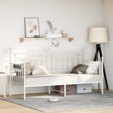 Daybed Frame White 75 x 190 cm Steel 42002670