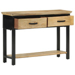 Console Table 110x30x75 cm Solid Rough Wood Mango 351618
