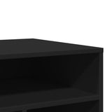 Printer Stand with Wheels Black 60x50x67 cm 840626