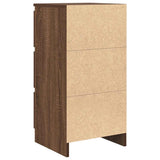 Sideboard Brown Oak 37.5x35x76 cm Engineered Wood 861730