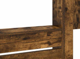 Bunk Bed for Kids Smoked Oak 100 x 200 cm Engineered wood 3410503